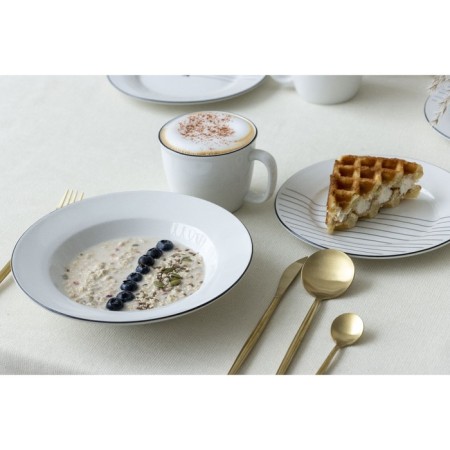 Ceramic plate "With Love", 20 cm, white color-12