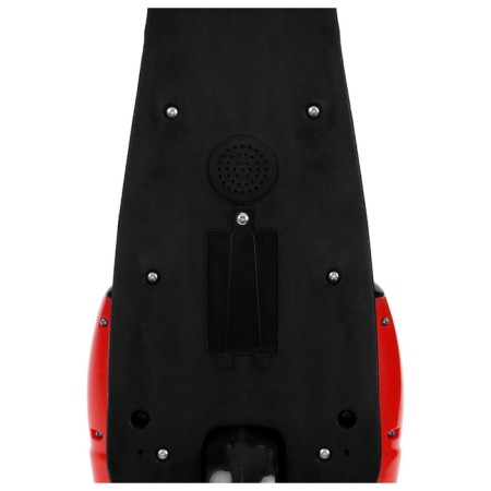 Folding scooter, light wheels PU 130/50 mm, ABEC 7, red color-6