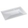 Snow -out sink uperwood lotus, 80 cm, rectangular, white glossy