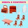 Puppet house "Kroshiki. Cozy house "with furniture