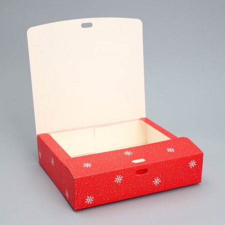 Gift box "Happy holiday", 20 x 18 x 5 cm, New Year-2