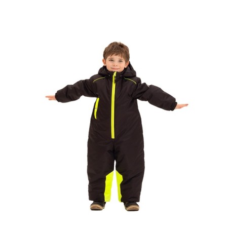 Combineson for children, black/neon color, height 98 cm-2