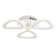 LED ceiling LED with Ambrella Light, Original, FA4508, 3HLED, 30 W, 2250LUM, 3000-6400K, white color, white