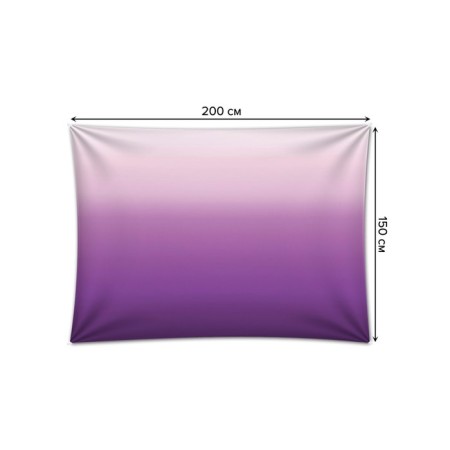 Decorative panel with photo printing "Violet gradient", horizontal, size 150x200 cm-1