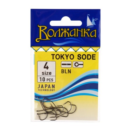 Hooks "Volzhanka" Tokyo Sode No. 4, 10 pcs