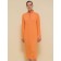 Female dress, size 46, orange color