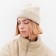 Women's hat minku, milk color, rr 56-58