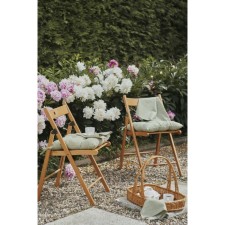 Pillow for shakespeare chair, size 40x40 cm, green color