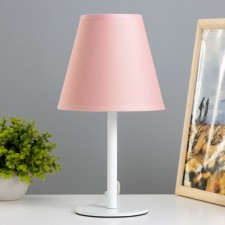 Desktop lamp Jack 1x15W E14 white/pink 18x18x32cm Risalux
