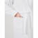 Women's bathrobe, with a shack, size 48-50, white color