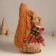 Decor "Squirrel in the winter coat" 21.5x13x12 cm