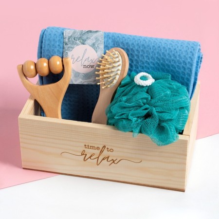 Time to Relax Gift Ethel Set, towel and accessories