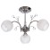 Berte chandelier 3x40W e27 chrome 60x60x36 cm.