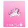 Notebook in a cage 24 sheets, 5 types of mix, embossing, cover coated cardboard, Minnie Mouse and unicorn