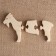 Harvesting for creativity mini puzzles "Goat", wood, 7.9x10.2 cm