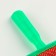 Pucodserka semicircular medium with drops, 10 x 13 cm, green