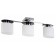 Ceiling chandelier BICE 3X40W E14, chrome 10x62x20 cm