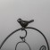 Summary Metal for 1 candle "Round swing" black 26x17.5x10.5 cm