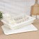 Dishes for dishes with a pallet, with a dryer for cutlery "Lily", color vanilla