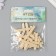 Decor for creativity tree "Index" natural set 10 pcs 3x5 cm