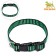 The collar of the corrugated, 40 x 1.5 cm, black-green