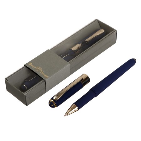 Ballic handle, 0.5 mm, Bruno visconti monaco, blue rod, dark blue body, in case