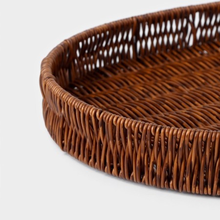 Basket for fruits and bread of the deed "Ohio, 40 × 30 × 4.5 cm, oval-2
