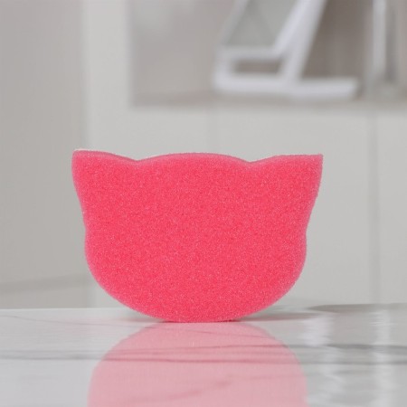 Body sponge “Cat” 13.5 × 10 × 4 cm, mix-3