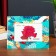 Photo frame Glass 10x15 cm "Parrots in the Tropical Forest" Double convex pattern 22x17 cm