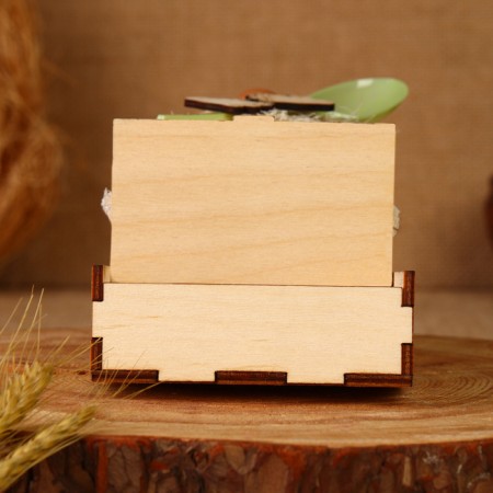 Amulet - box "Browner with a spoon", 25 cm, mix-4