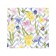 Organizer in a bath on suction cups "Flower zigzags", for storing toys and trifles, size 33x39 cm