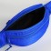 Lightning waist bag, 2 pockets, blue color