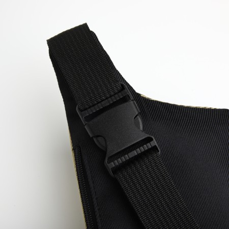 Board waist on lightning, 3 outer pockets, beige color/black-4