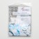 The bathroom curtain "Dolphins", 180 × 180 cm, polyethylene, white color