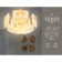Crystal chandelier with crystal Ambrella Light, Traditional, TR5093, E14, Color Gold