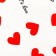 Hearts towel 80x150 cm, 100% cotton, waffle canvas, 160g/m2