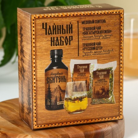 Set "Health and long years": a shotgun 250 ml., Herbal tea 100 g (2 pcs. X 50 g).-3