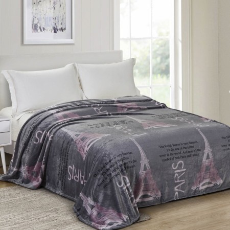 Plaid 180x200cm, Velsoft, 280g/m, 100% polyester