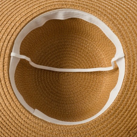 Women's hat minku "sea", size 56-58, beige color-4