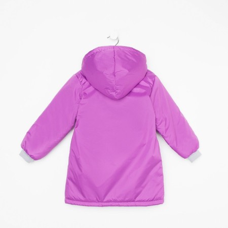 Jacket for girls, lilac color, height 80-86 cm-2