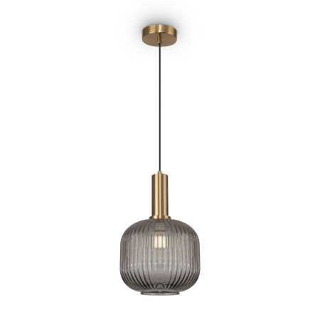 Suspended lamp Freya Fr8012PL-01AM Zelma, 200x200x1310 mm, E27, 1x40W, brass color