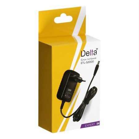 Deta+, ETL-52000 power supply unit. 5 V, 2000 mA, plug 5.5x2.5 mm-3