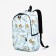 Youth backpack made of textiles, external pocket, turquoise color