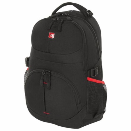 Germanium "S-06" university, compacted back, lightweight, black, 46x32x15 cm, 226953