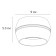 ARTE LAMP GAMBO A5551PL-1WH, GX53, 15 W, 9x9x5.3 cm, white.