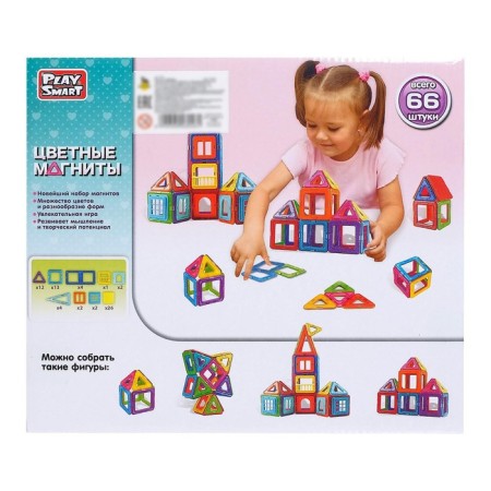 Designer magnetic "color magnets", 66 parts-5
