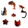 Puzzles wooden figured "Cat Mandala", 144 elements