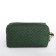 Lightning cosmetic bag, green color