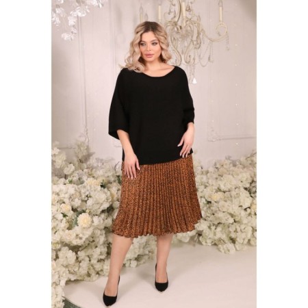 Female jumper, size 52, black color-10