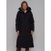 Coat insulated winter female, size 44, black color